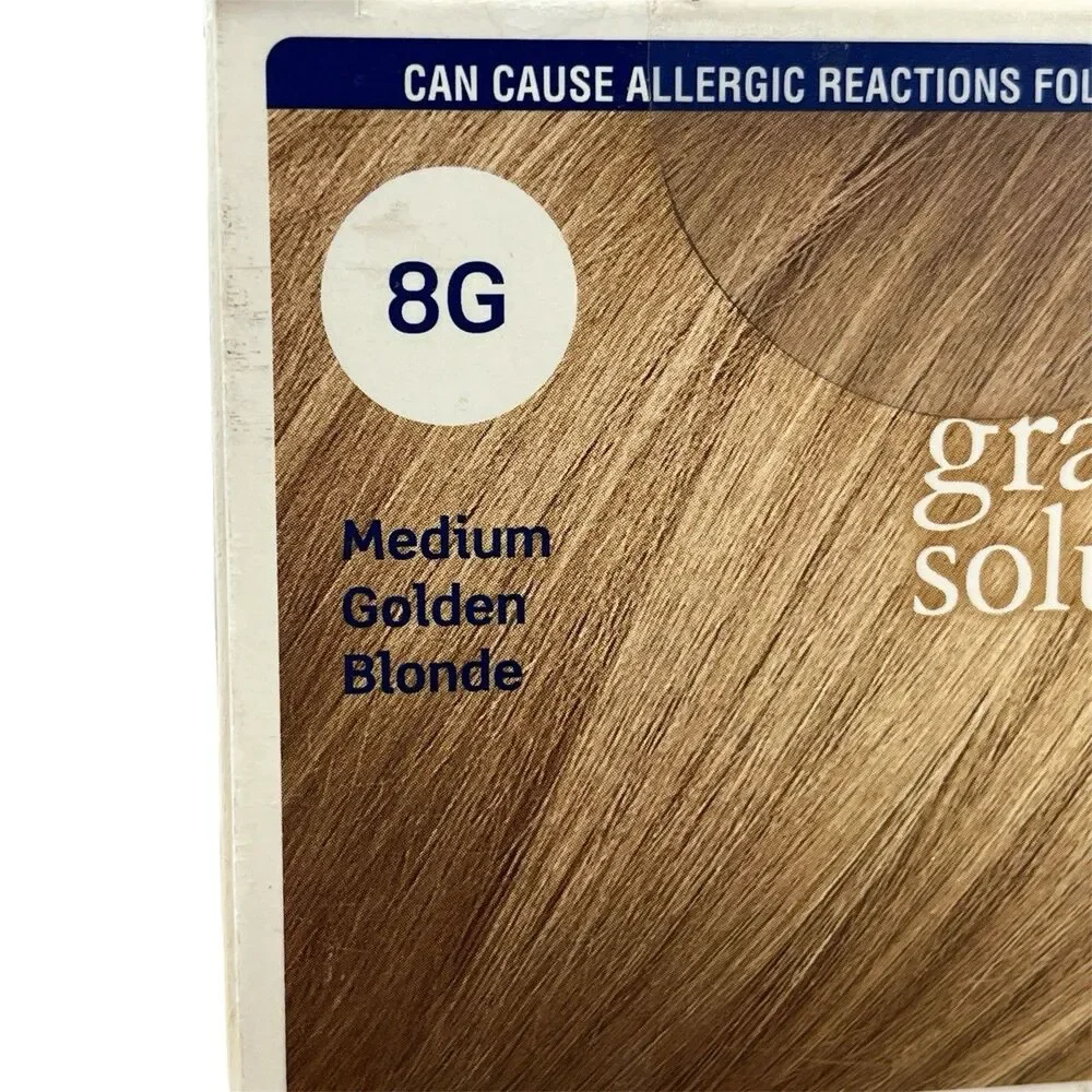 Clairol Gray Solution Nice'n Easy, 100% Coverage, # ‎ 8G Med. Golden Blonde (1)